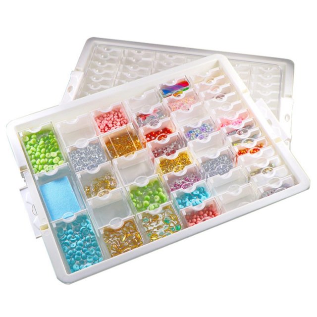 42-Grid Diamond Drill Storage Organizer