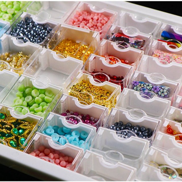 42-Grid Diamond Drill Storage Organizer