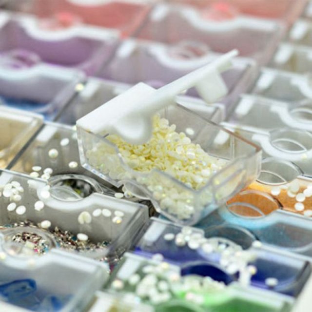 42-Grid Diamond Drill Storage Organizer