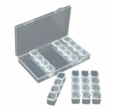 28-Grid Portable Diamond Drill Storage Box